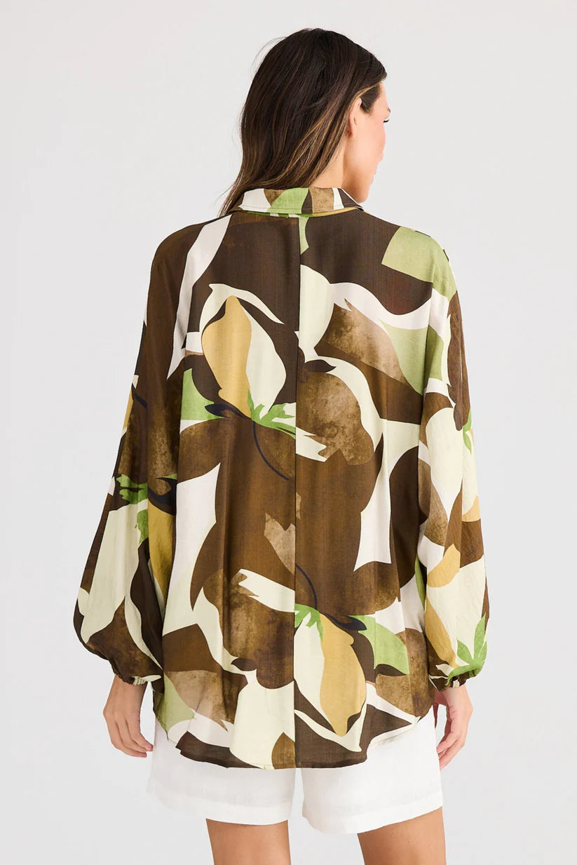 Holiday Cliffside Shirt - Jungle Print