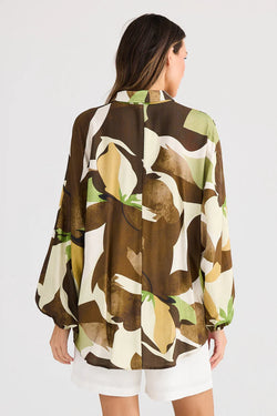 Collection of Holiday Cliffside Shirt - Jungle Print in a gallery layout