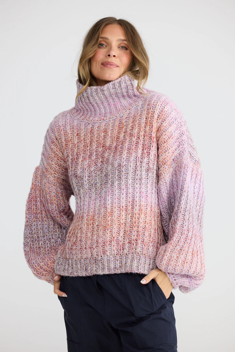 Image of Holiday Olas Knit - Pink Ombre