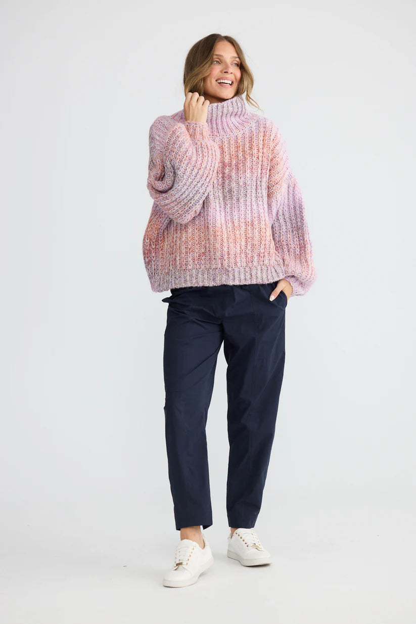 Image of Holiday Olas Knit - Pink Ombre