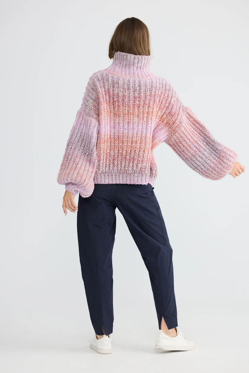 Image of Holiday Olas Knit - Pink Ombre