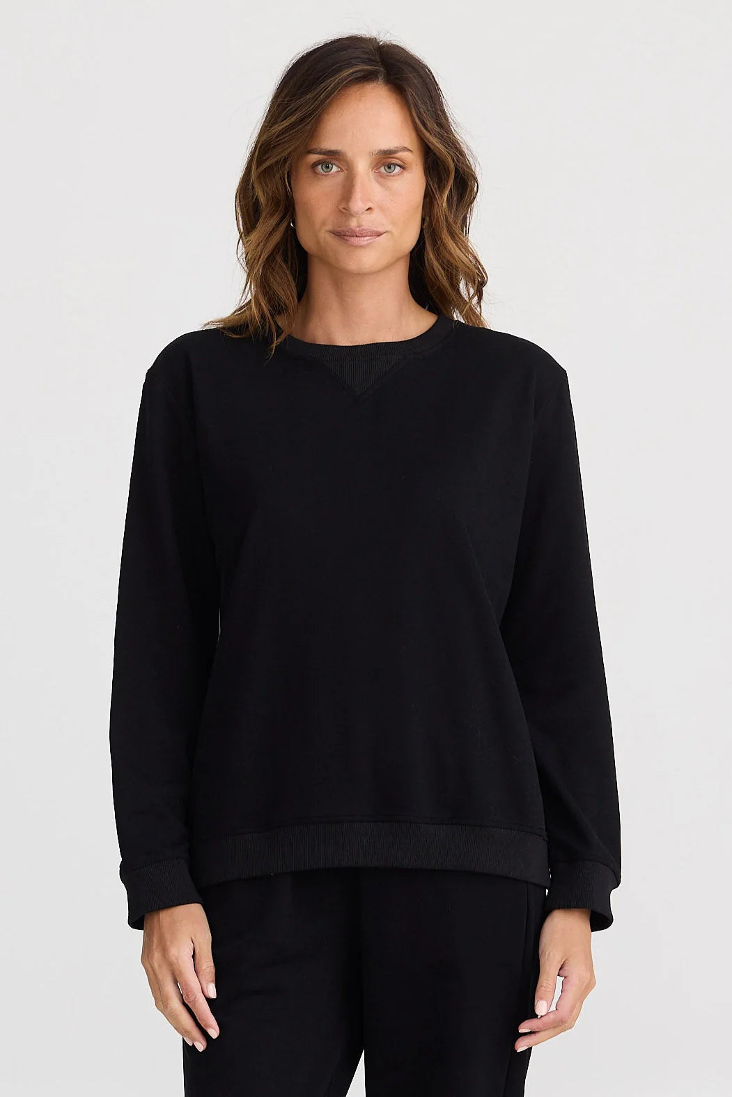 Home Love Goodwood Zip Sweat - Black