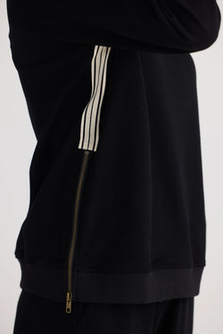 Collection of Home Love Goodwood Zip Sweat - Black in a gallery layout