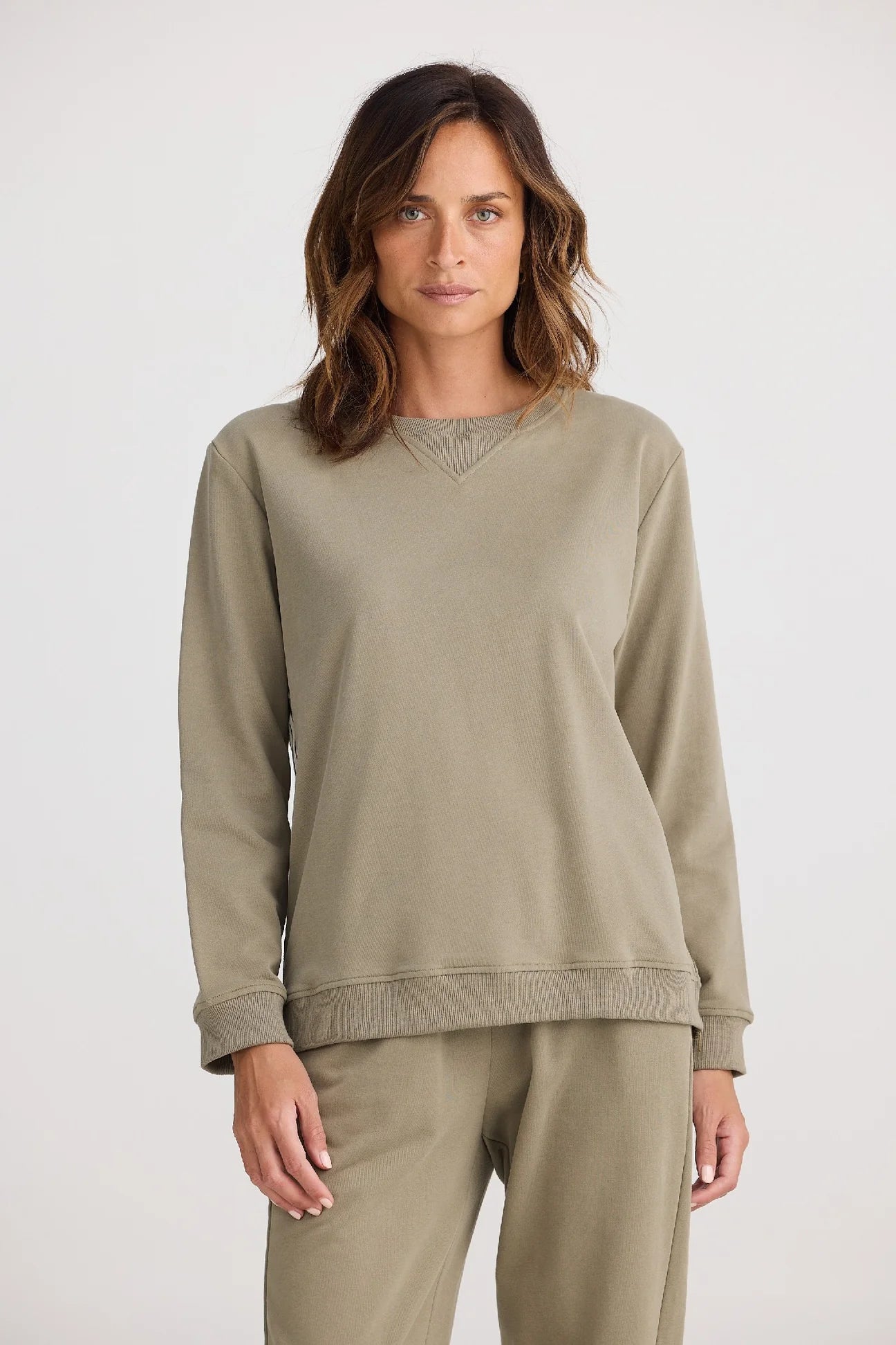 Home Love Goodwood Zip Sweat - Sage