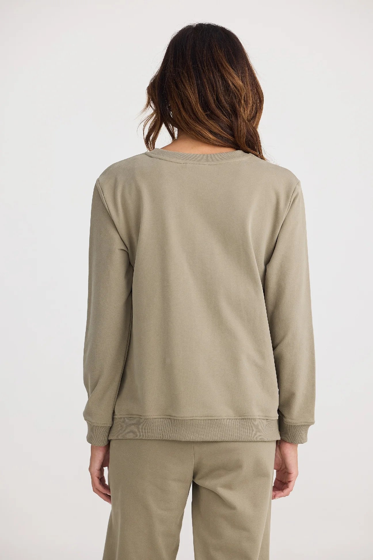 Home Love Goodwood Zip Sweat - Sage