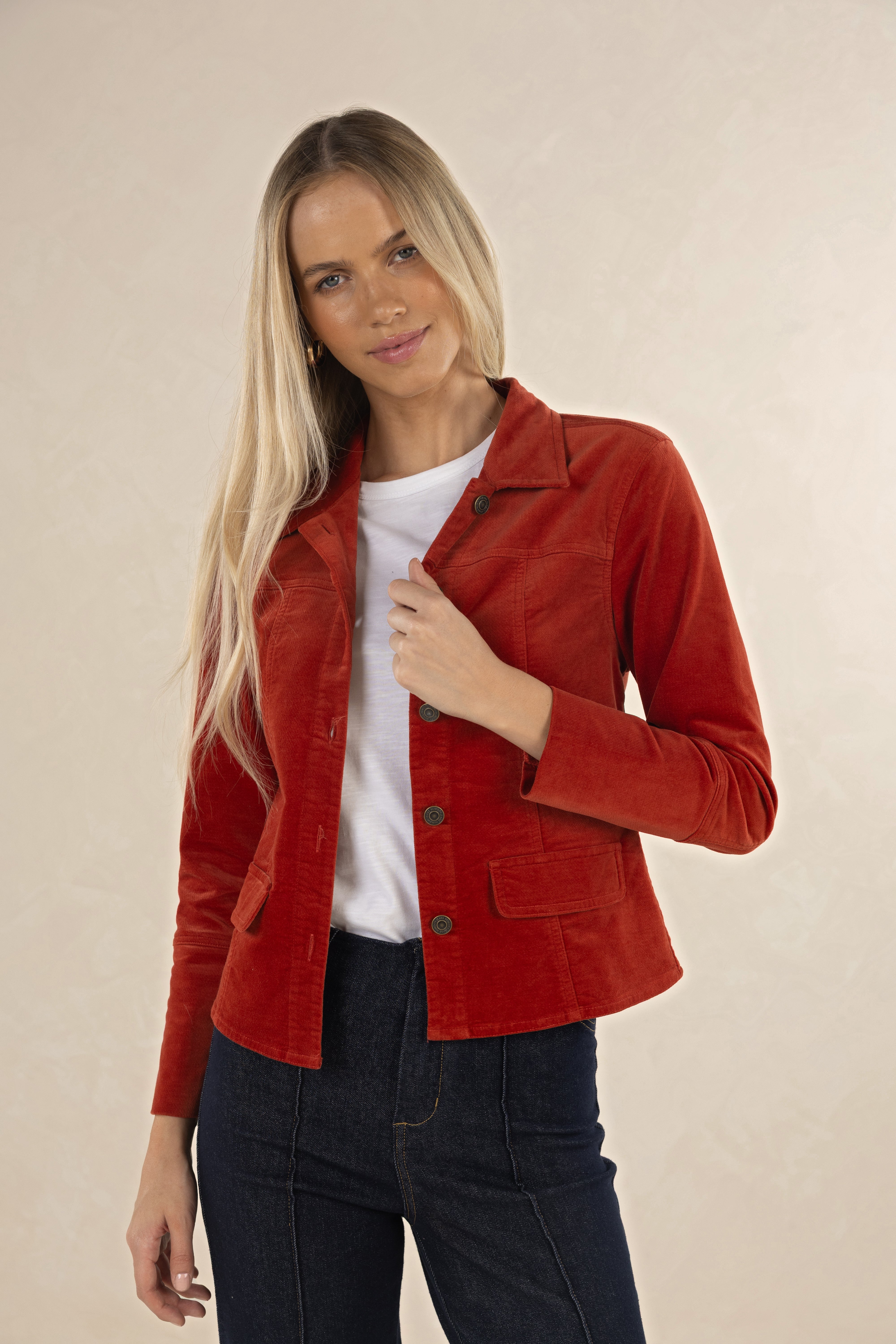 Humidity Gabi Jacket - Rust – Cosmosis Lifestyle