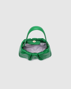 Collection of Louenhide Uma Handbag- Green in a gallery layout