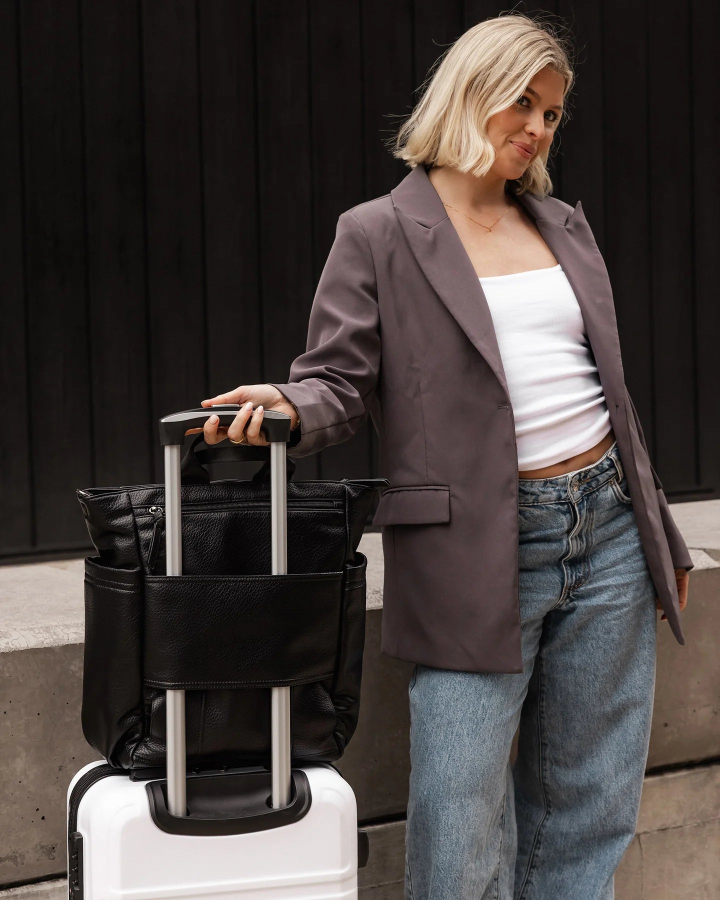 Collection of Louenhide Bronx Backpack - Black in a gallery layout