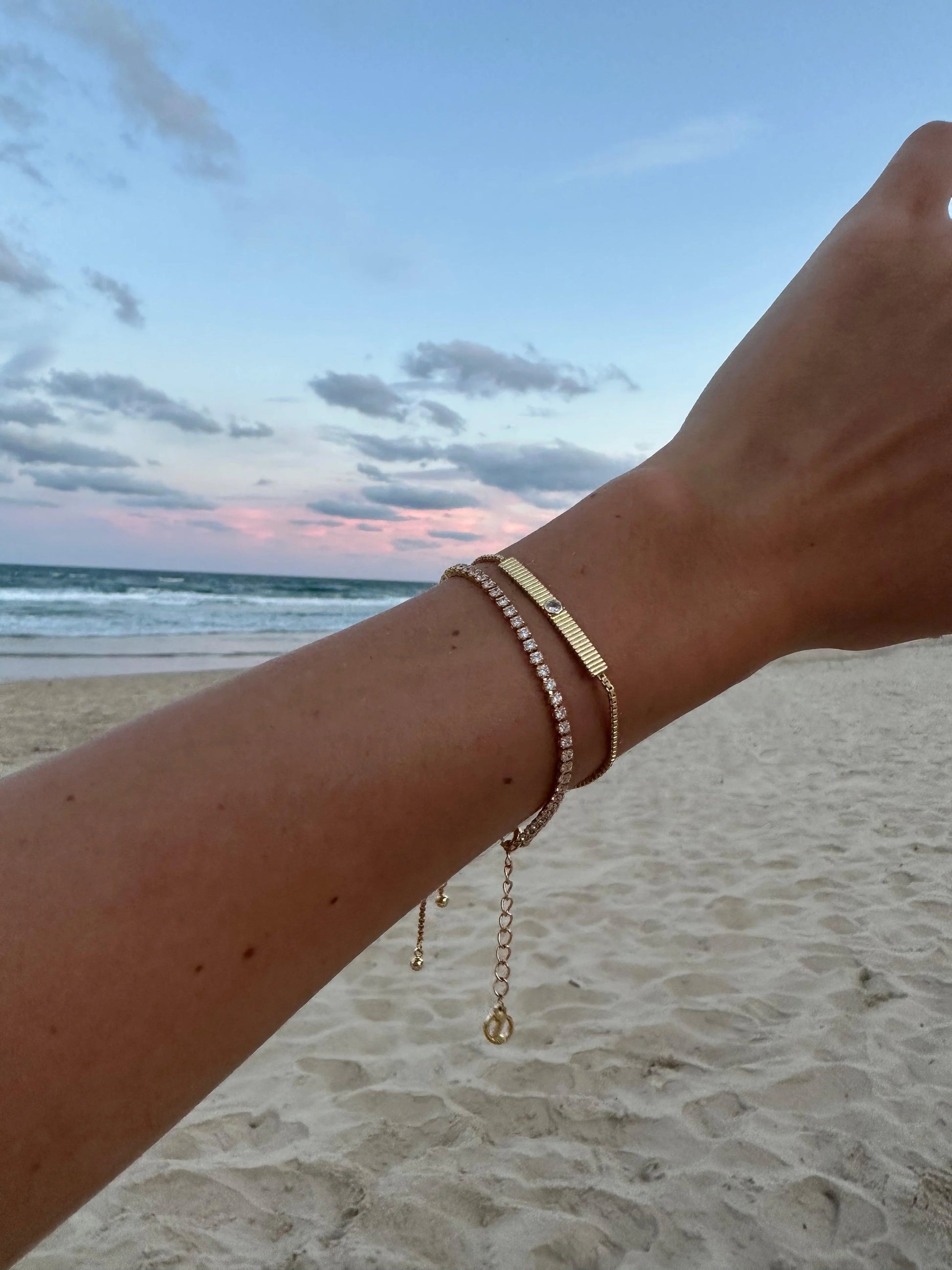 Zafino Isla Tennis Bracelet - Gold