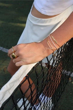 Collection of Zafino Isla Tennis Bracelet - Gold in a gallery layout