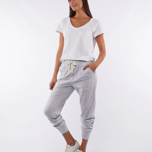 Image of Elm Wash Out Lounge Pant - Grey Marle