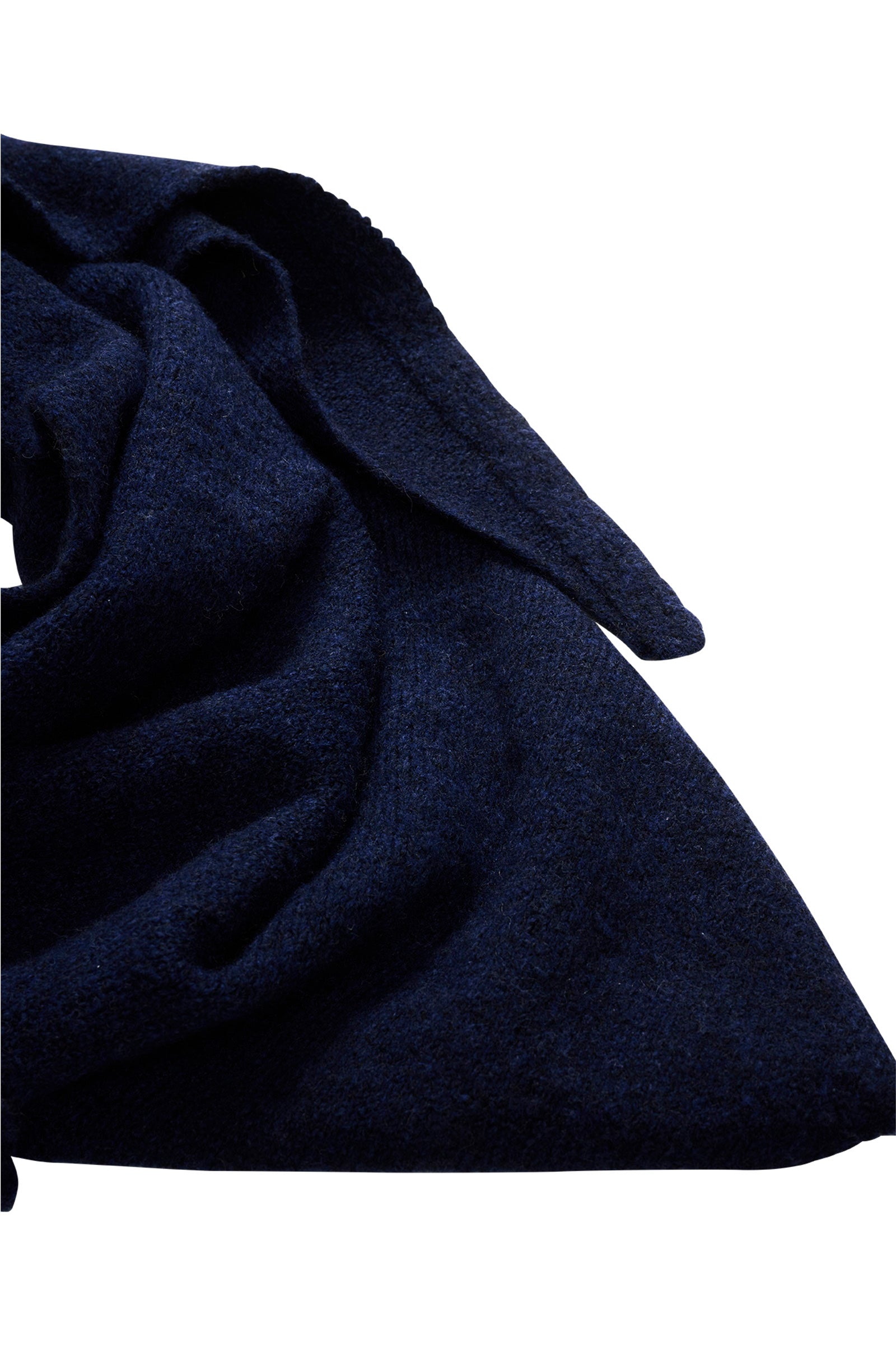 Isle of Mine Navy blue fabric with a textured pattern on a white background