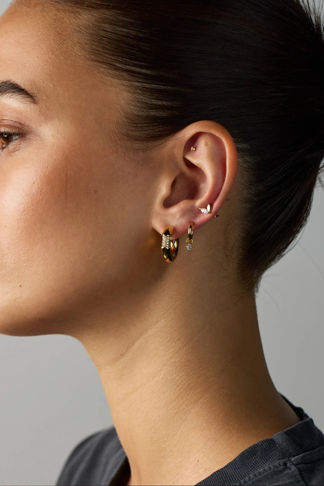 Collection of Zafino Leila Earring - Silver in a gallery layout