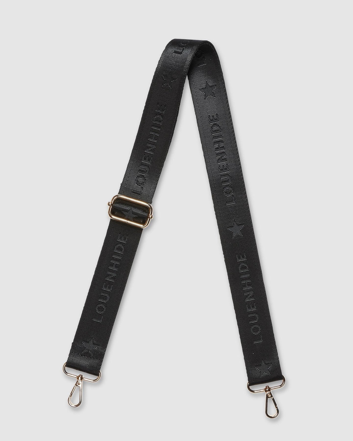 Collection of Louenhide Logo Bag Strap - Black in a gallery layout