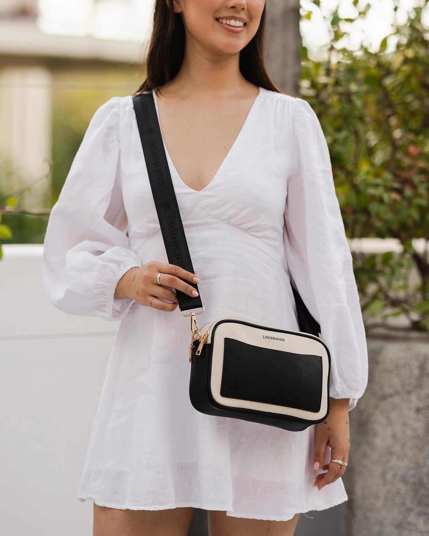 Louenhide Logo Bag Strap - Black