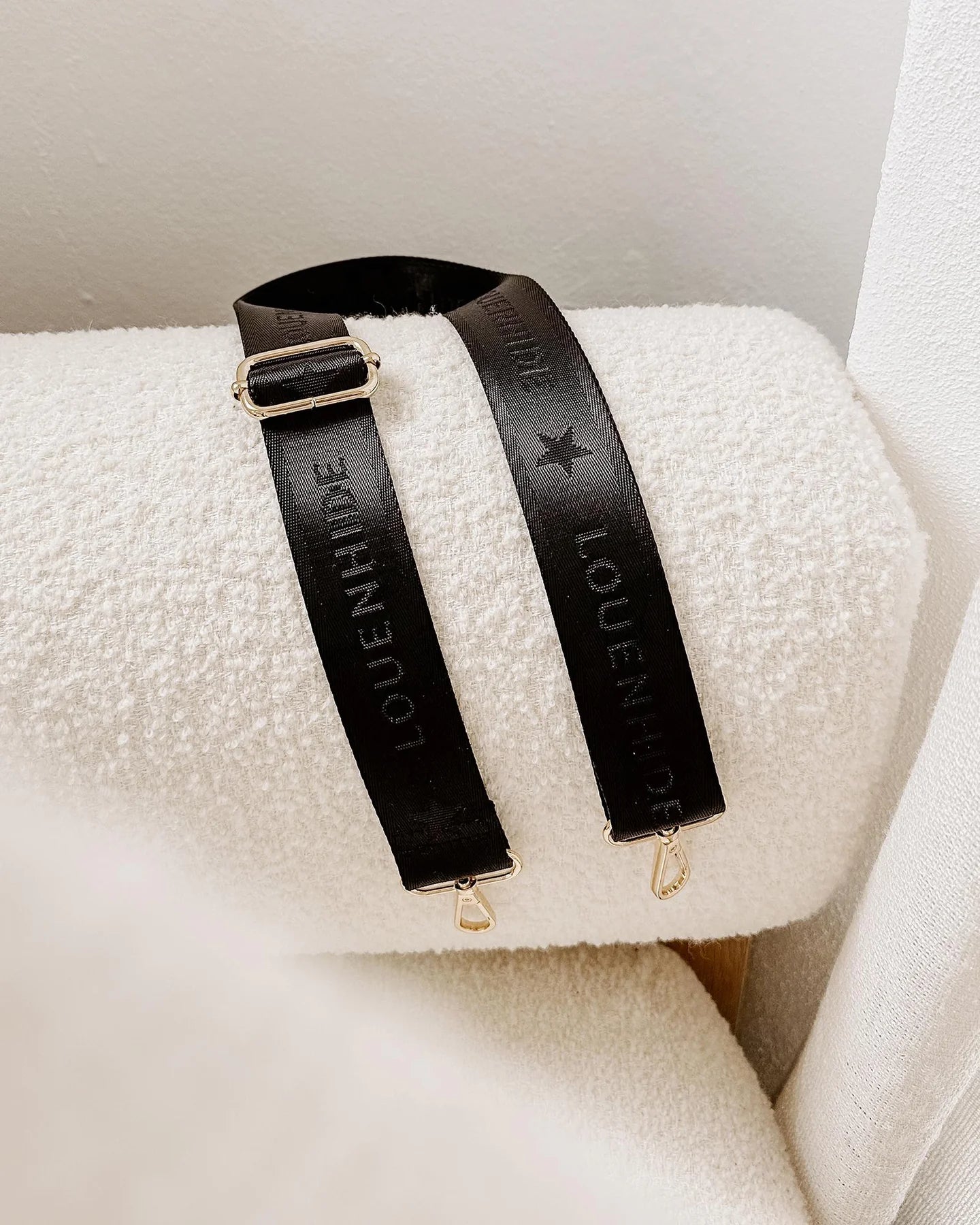 Louenhide Logo Bag Strap - Black