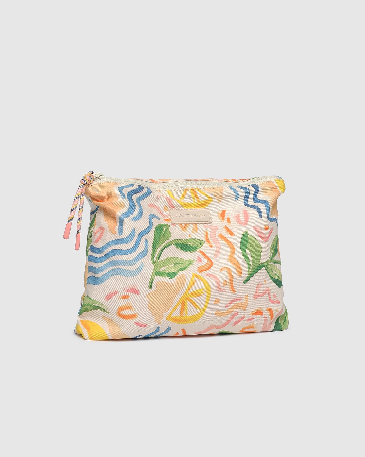 Collection of Louenhide Carly Pouch - Lemon Print in a gallery layout