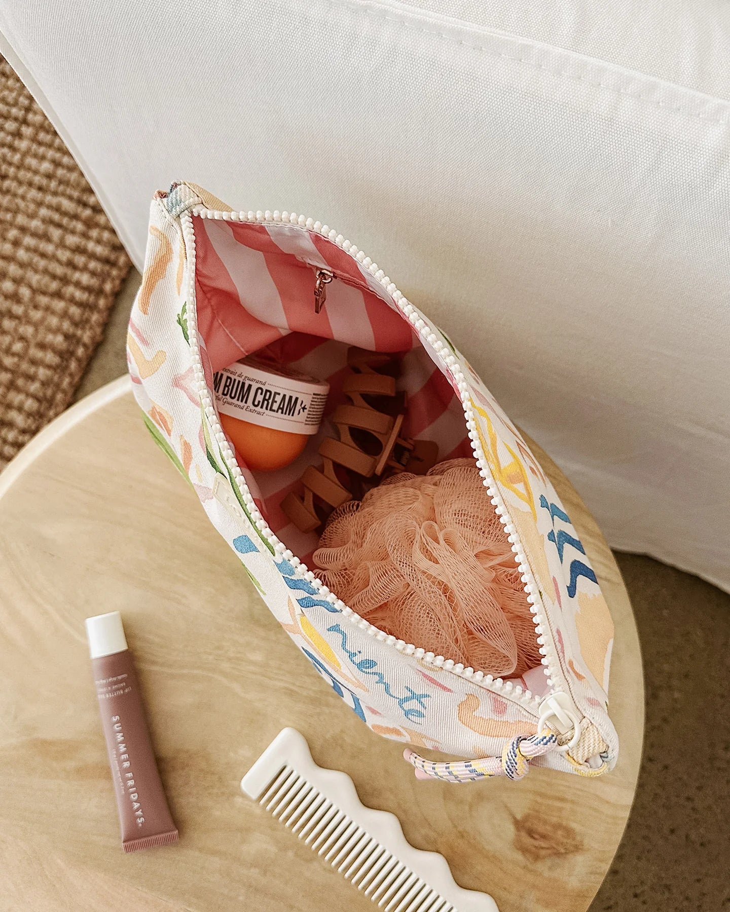 Louenhide Carly Pouch - Lemon Print