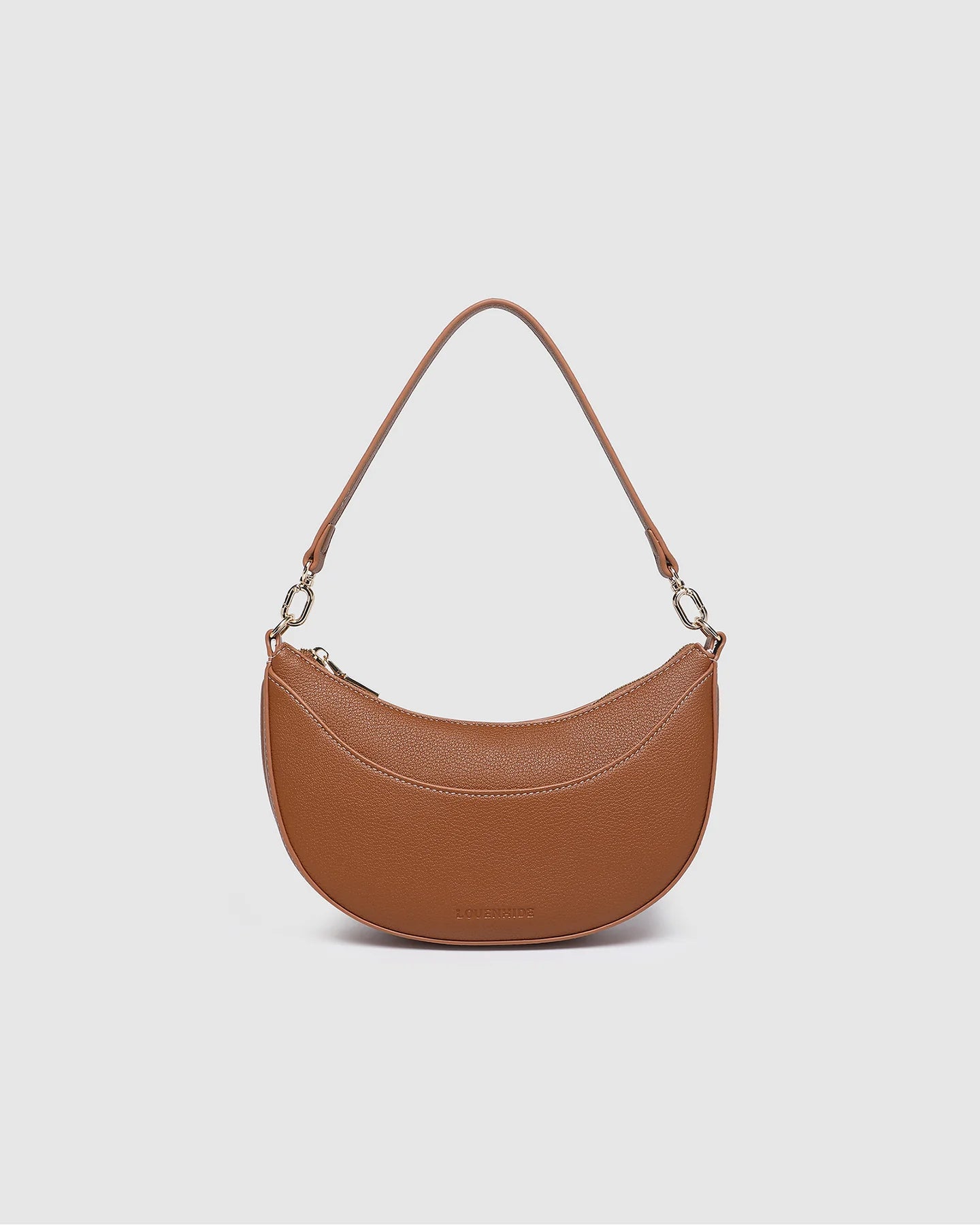 Collection of Louenhide Claudia Shoulder Bag - Tan in a gallery layout