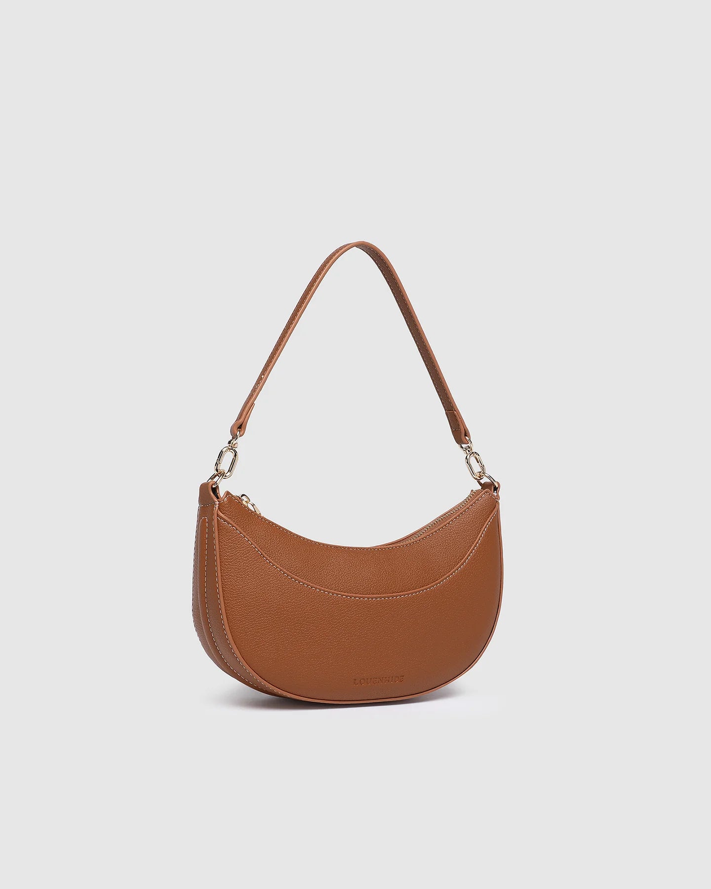 Collection of Louenhide Claudia Shoulder Bag - Tan in a gallery layout