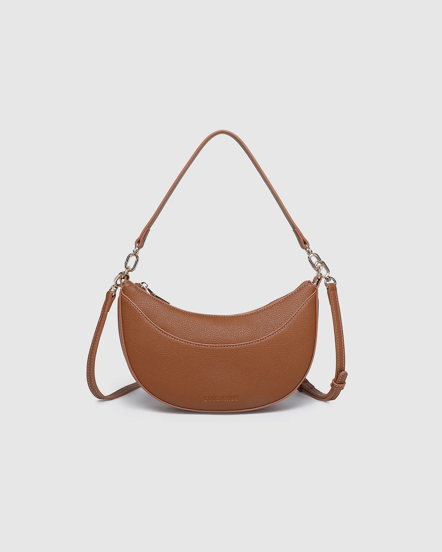 Collection of Louenhide Claudia Shoulder Bag - Tan in a gallery layout