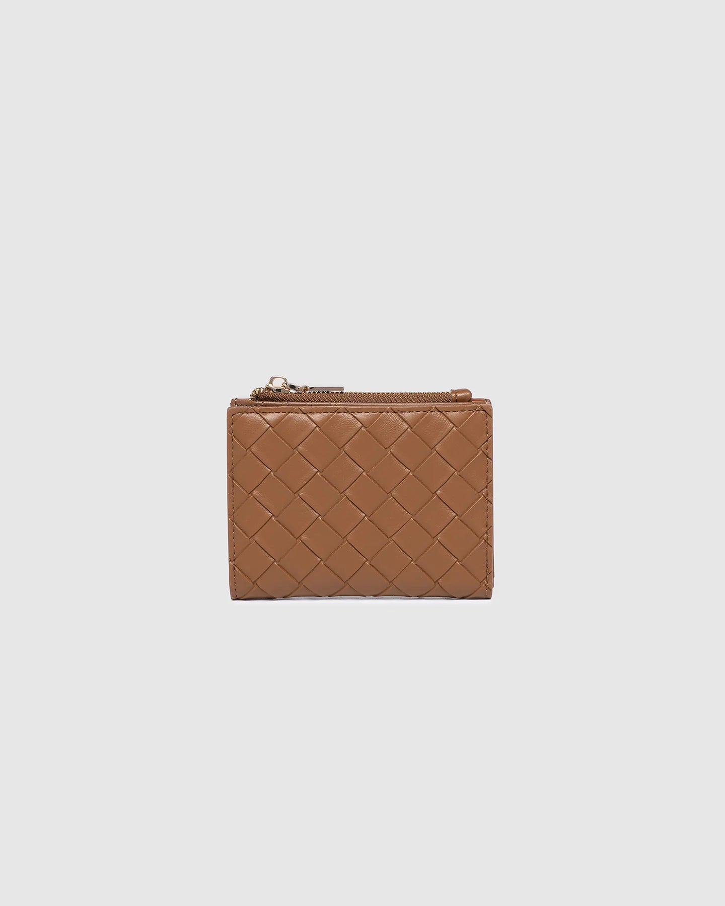 Collection of Louenhide Lily Woven Wallet - Tan in a gallery layout
