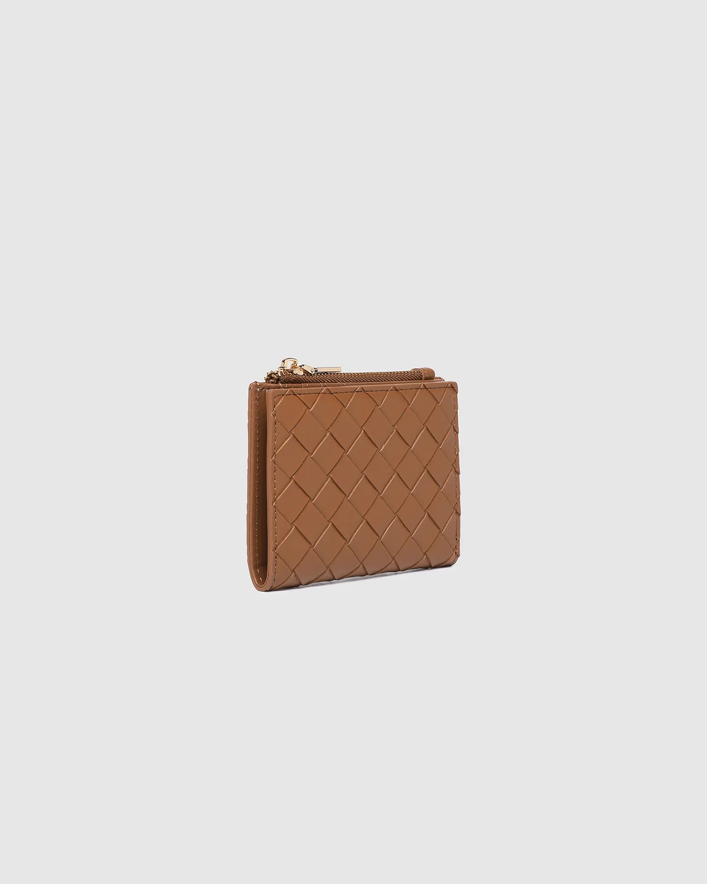 Collection of Louenhide Lily Woven Wallet - Tan in a gallery layout