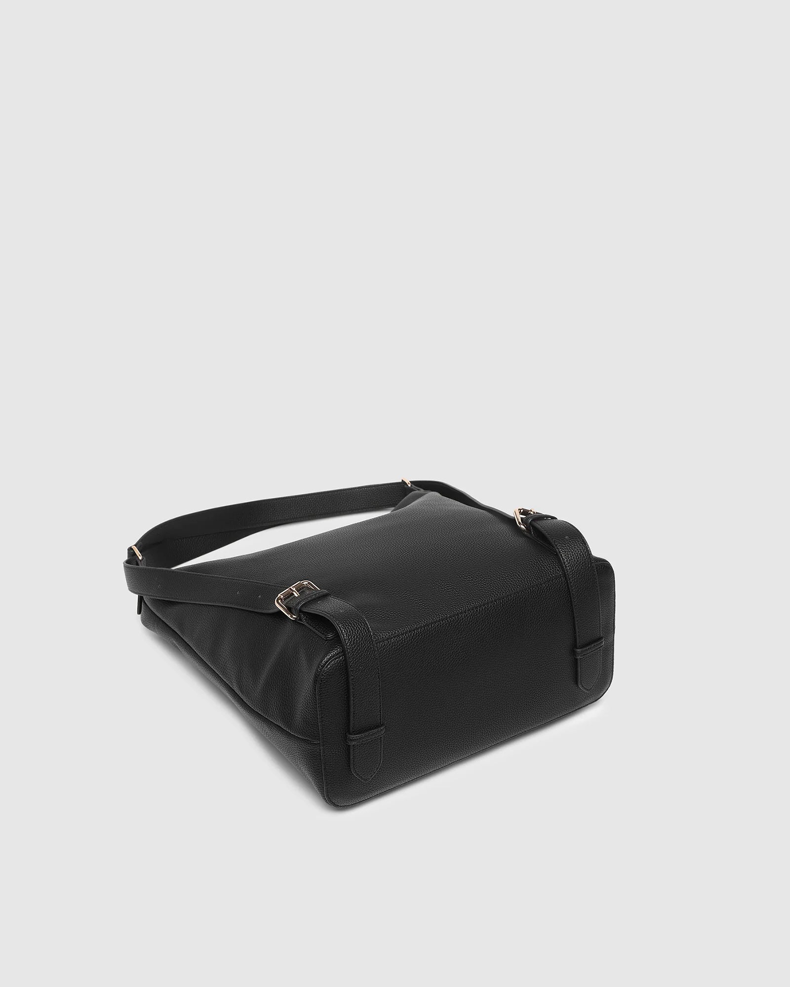 Image of Louenhide black handbag on a light gray background