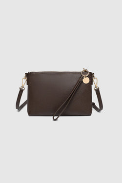 Collection of Louenhide Baby Sophie Crossbody Bag - Chocolate in a gallery layout