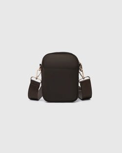 Collection of Louenhide Lyla Phone Bag - Chocolate in a gallery layout