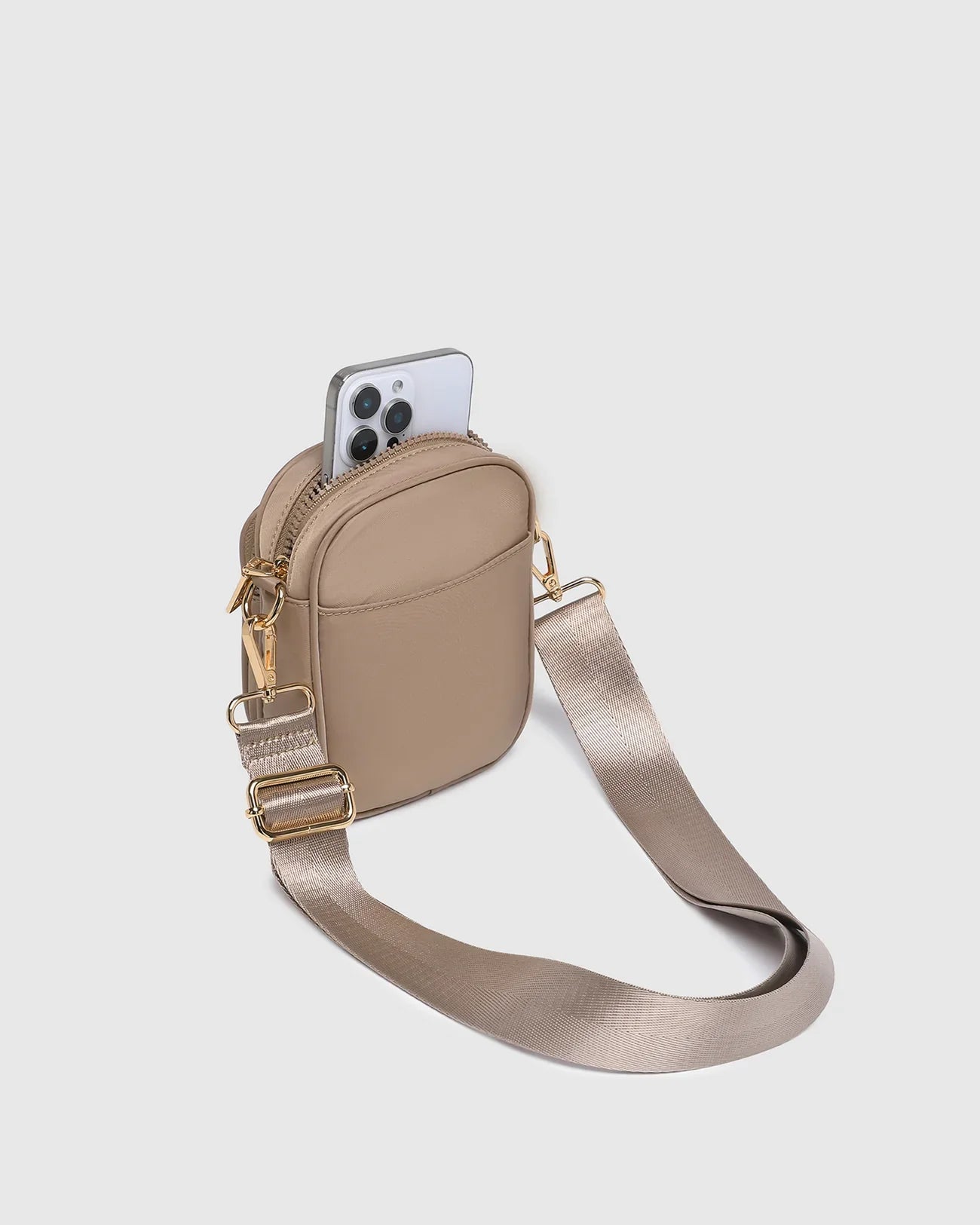 Collection of Louenhide Lyla Phone Bag - Mocha in a gallery layout
