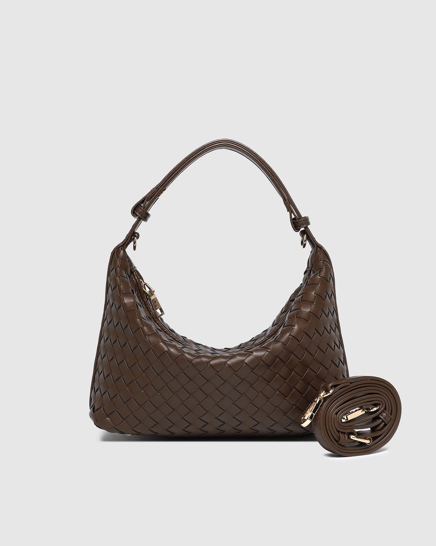 Collection of Louenhide Madeline Shoulder Bag - Chocolate in a gallery layout