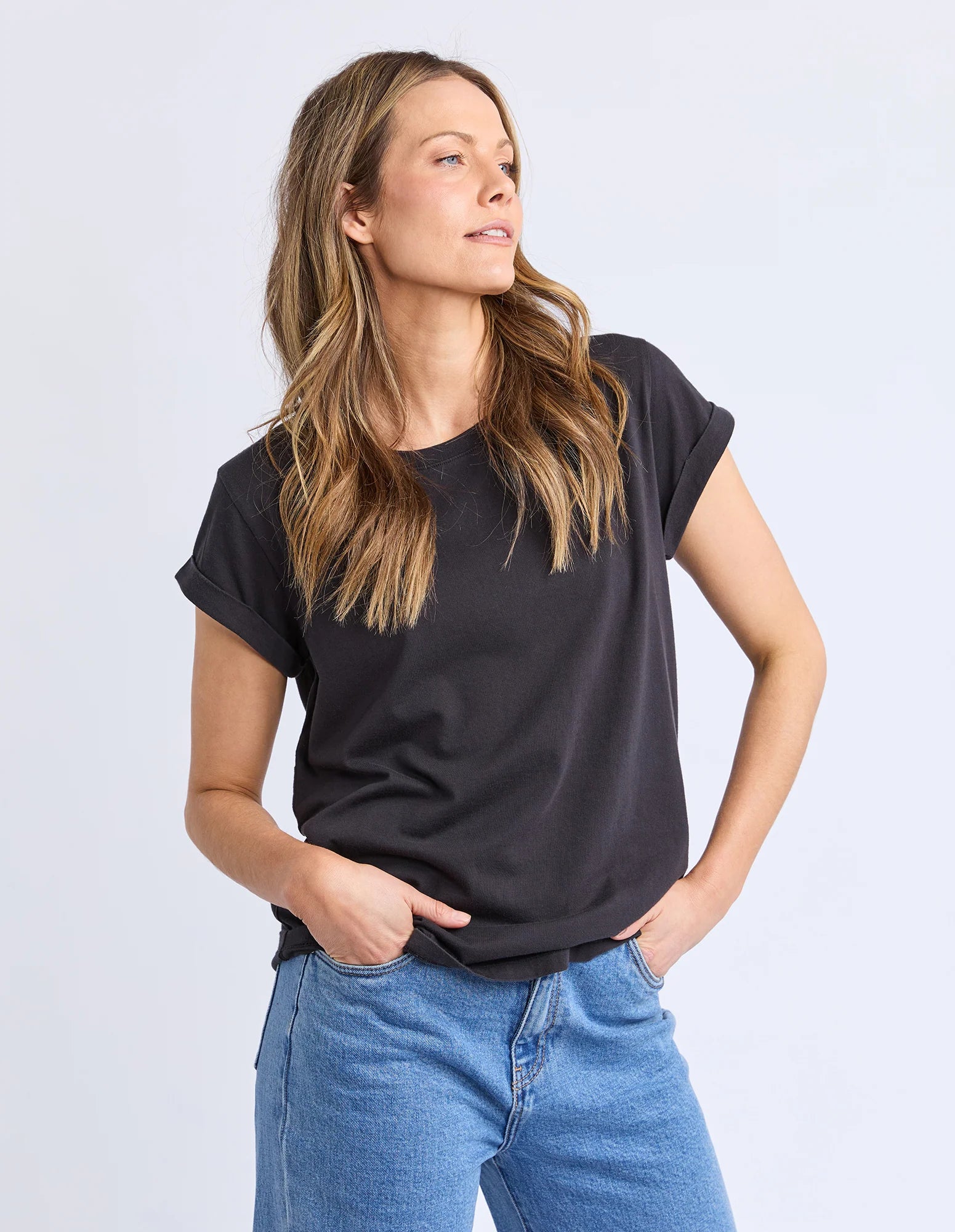 Foxwood Manly Tee - Black