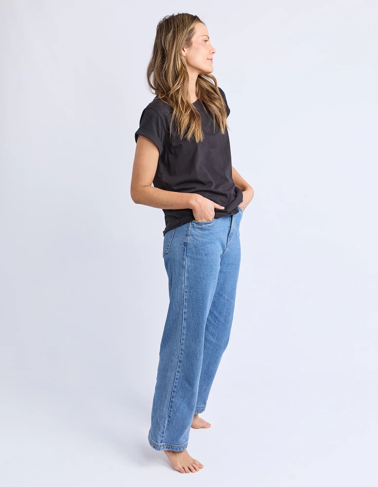 Collection of Foxwood Manly Tee - Black in a gallery layout