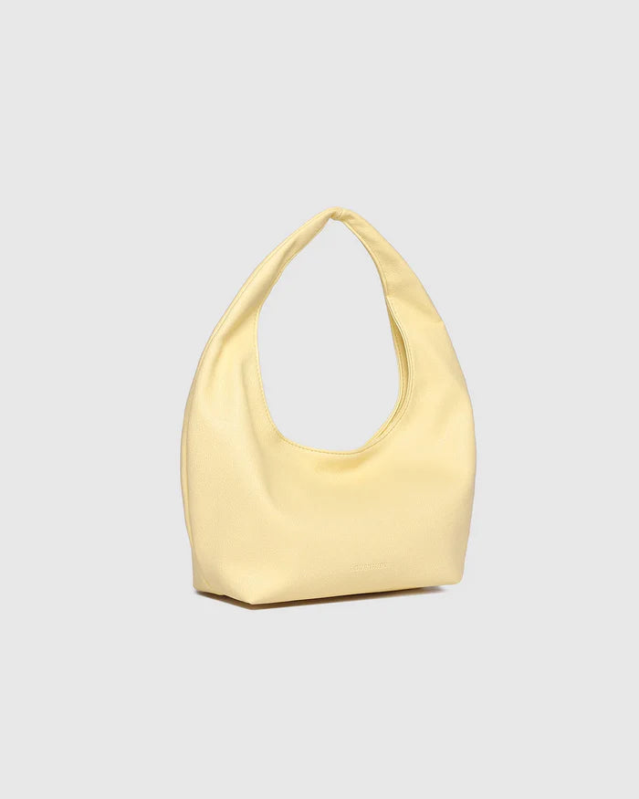 Collection of Louenhide Mini Monaco Shoulder Bag - Butter Yellow in a gallery layout