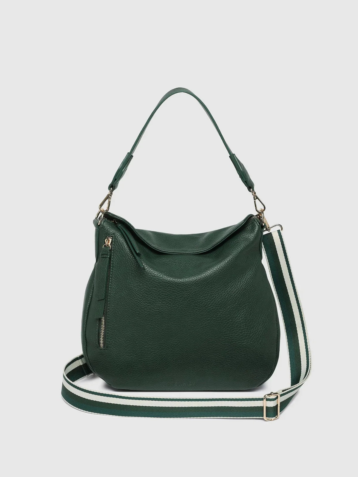 Collection of Louenhide Nadia Shoulder Bag - Forest Green in a gallery layout