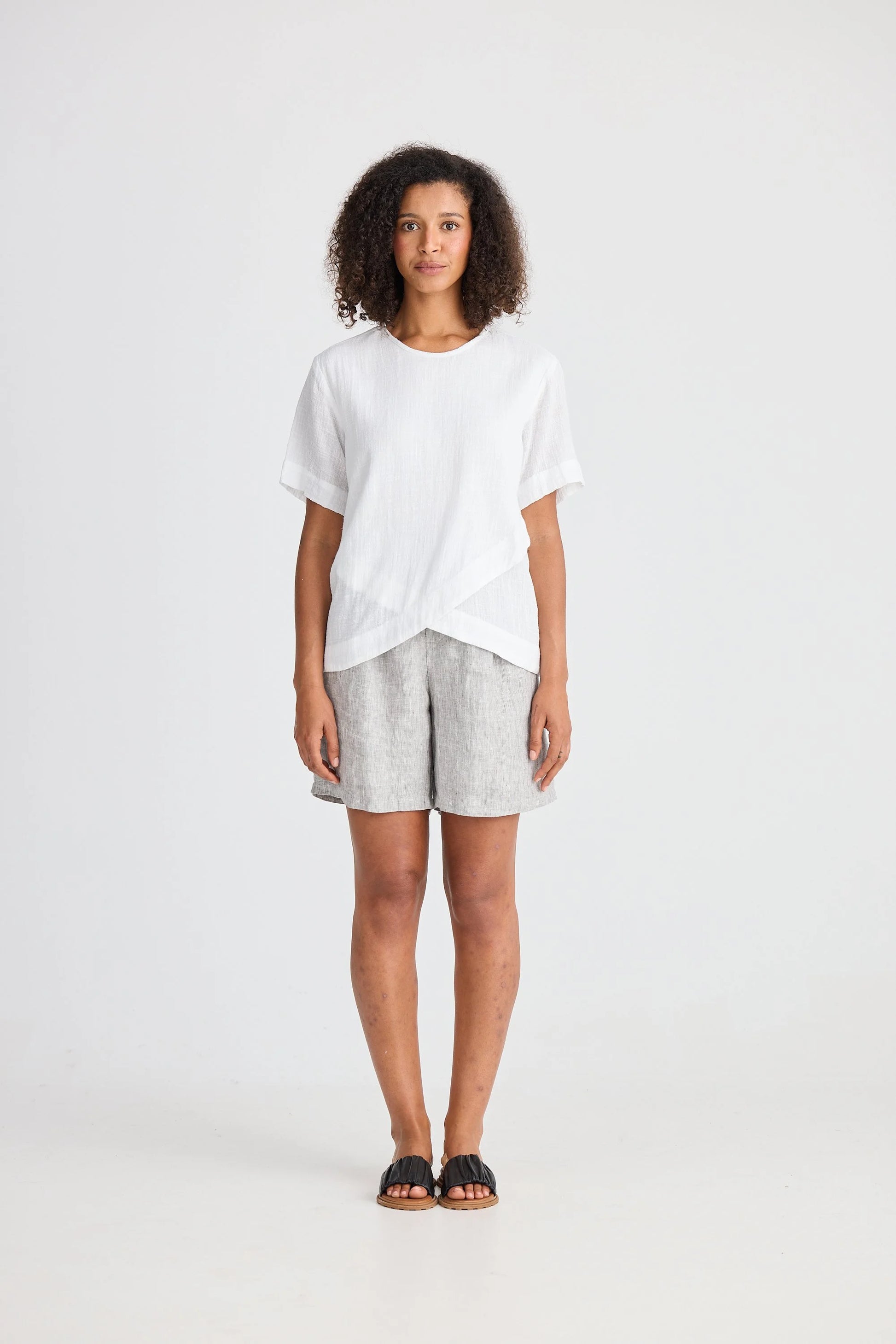 The Shanty Corporation Jada Tee - White