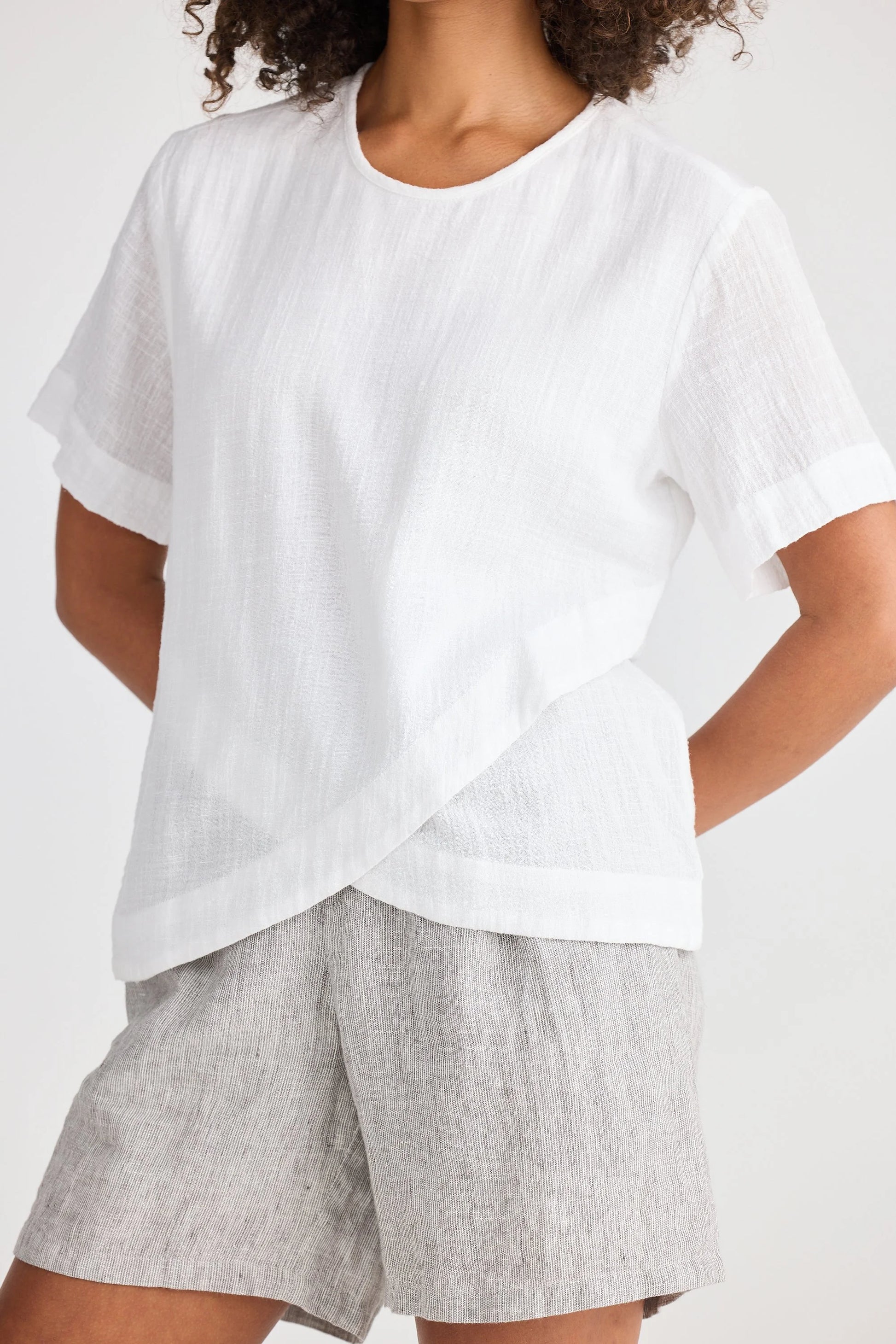 The Shanty Corporation Jada Tee - White