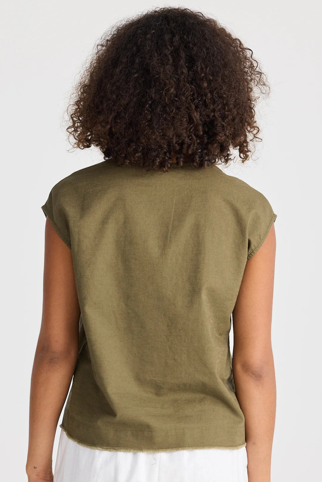 Image of The Shanty Corporation Pisa Top - Khaki