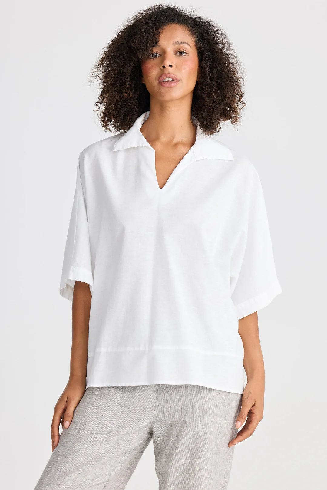 Image of The Shanty Corporation Wander Top - White
