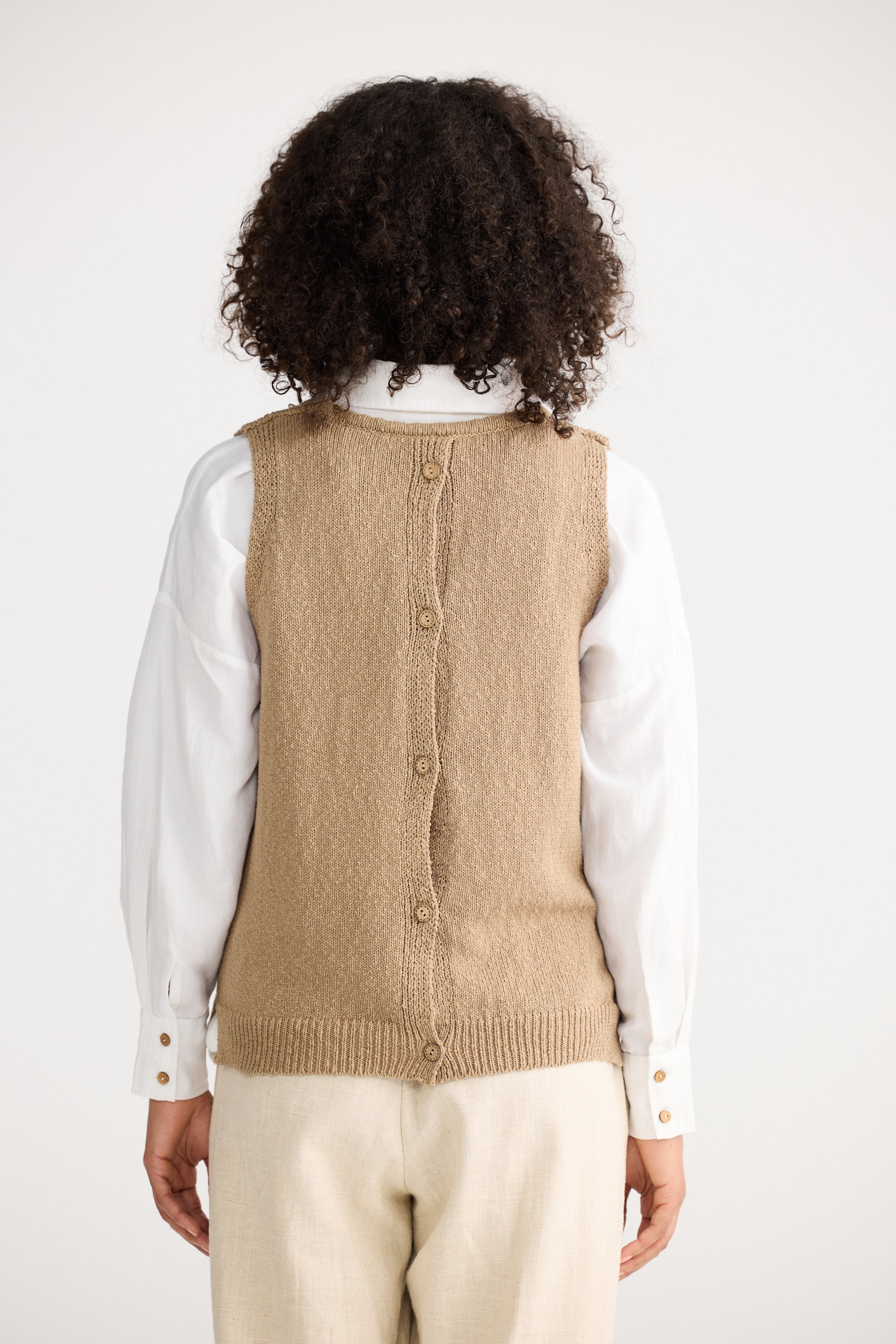 The Shanty Corporation Tribeca Vest - Stone