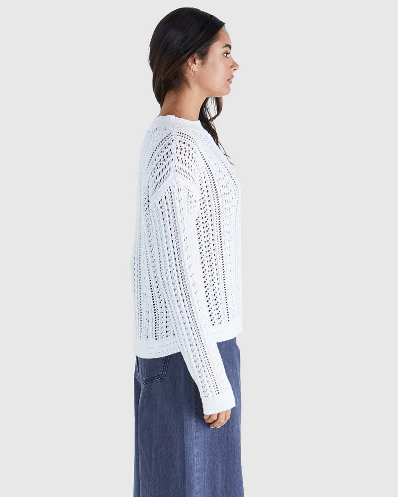Sass Ari Knit - White