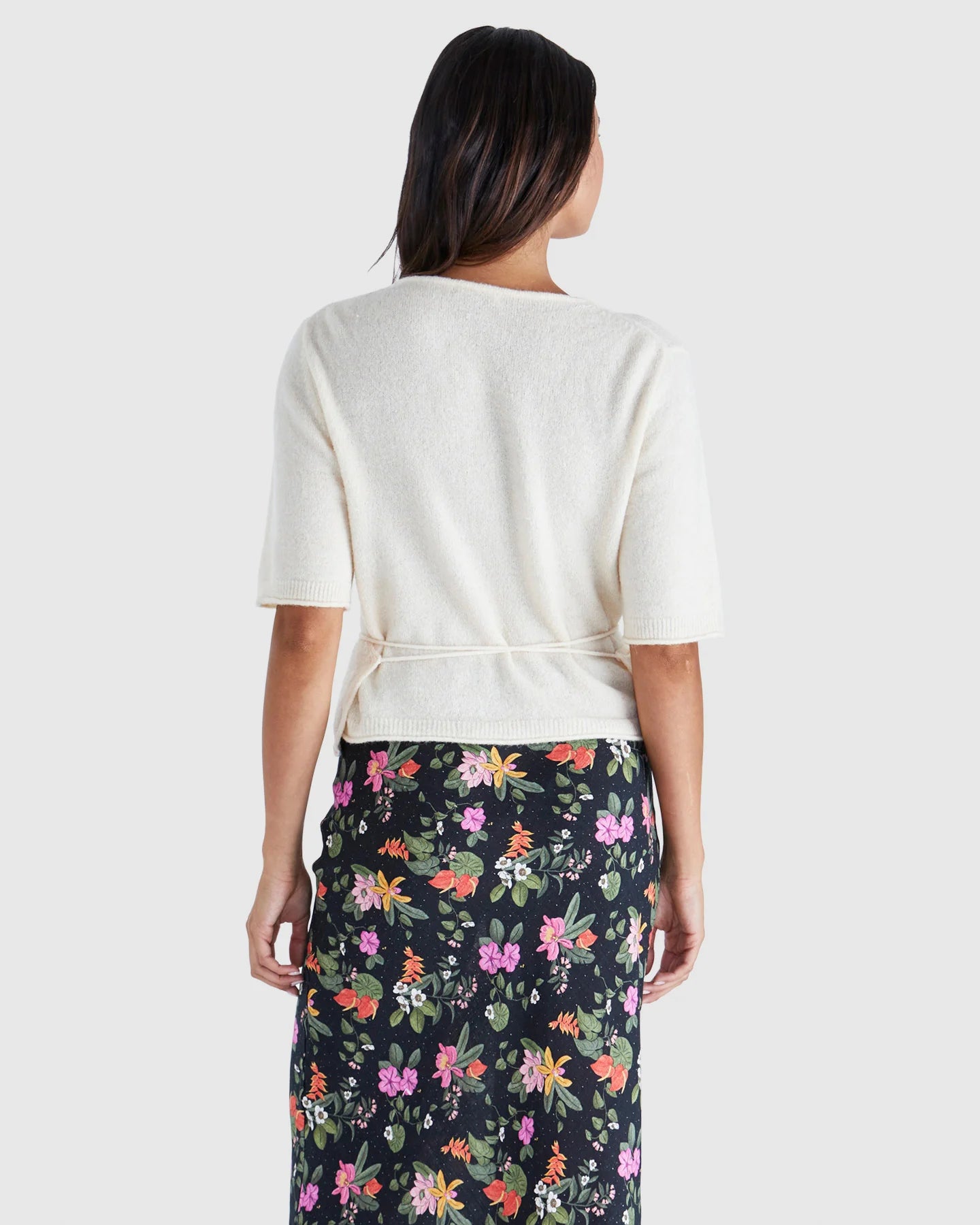 Collection of Sass Casey Cardi - Cream in a gallery layout