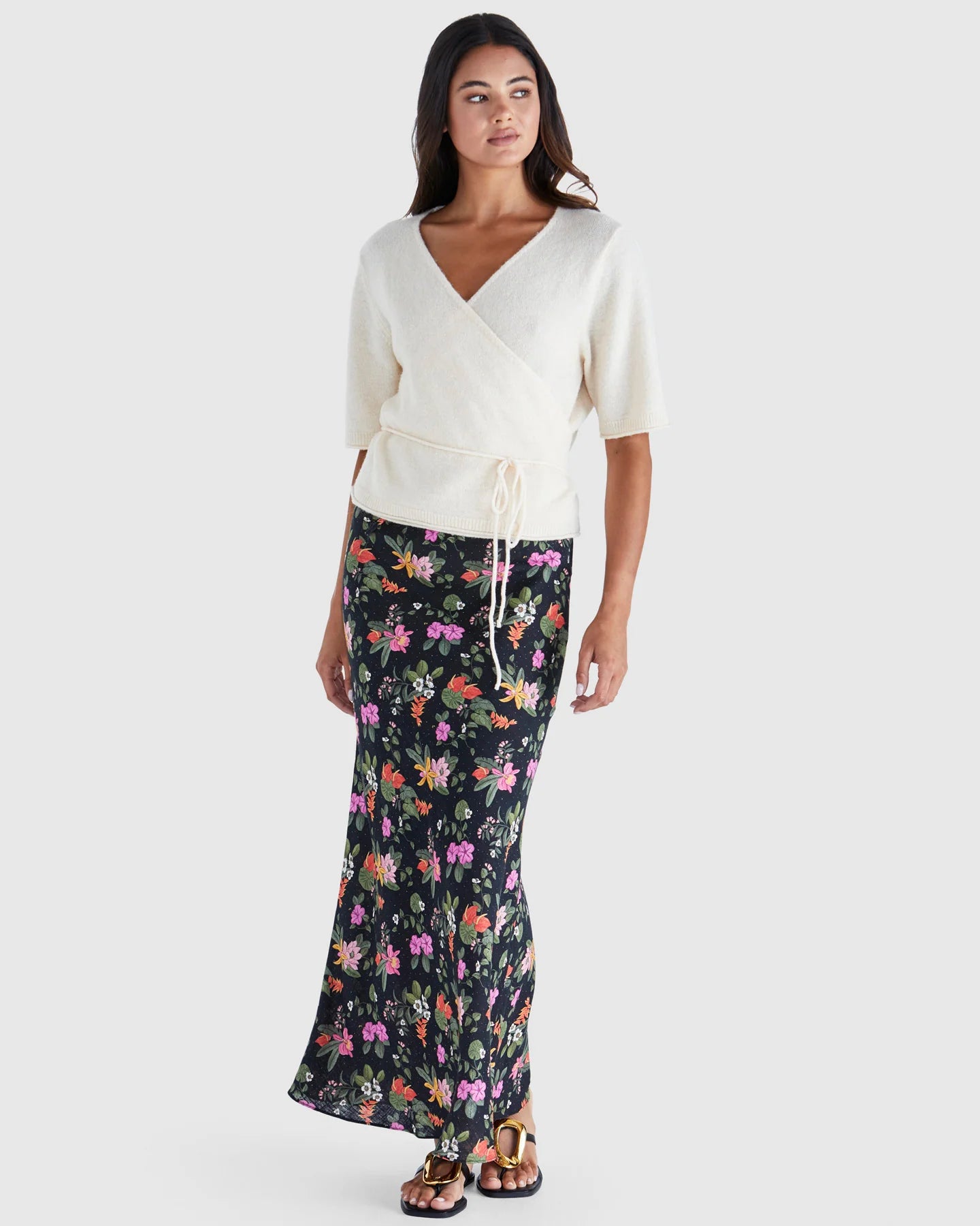 Collection of Sass Casey Cardi - Cream in a gallery layout