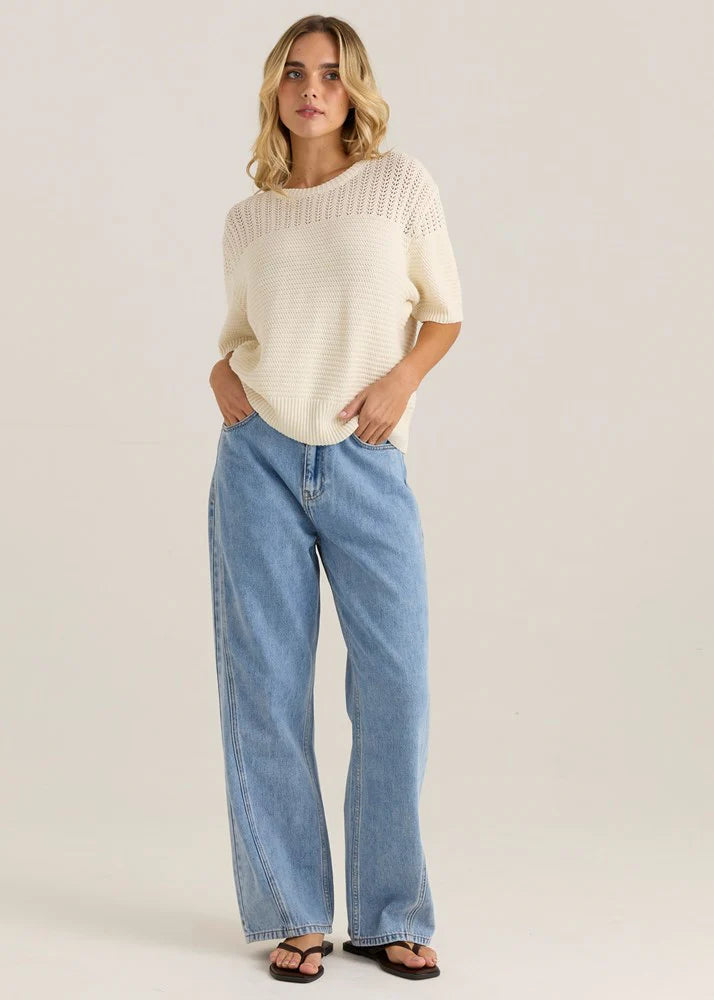 Sass Cherri Tee - Cream