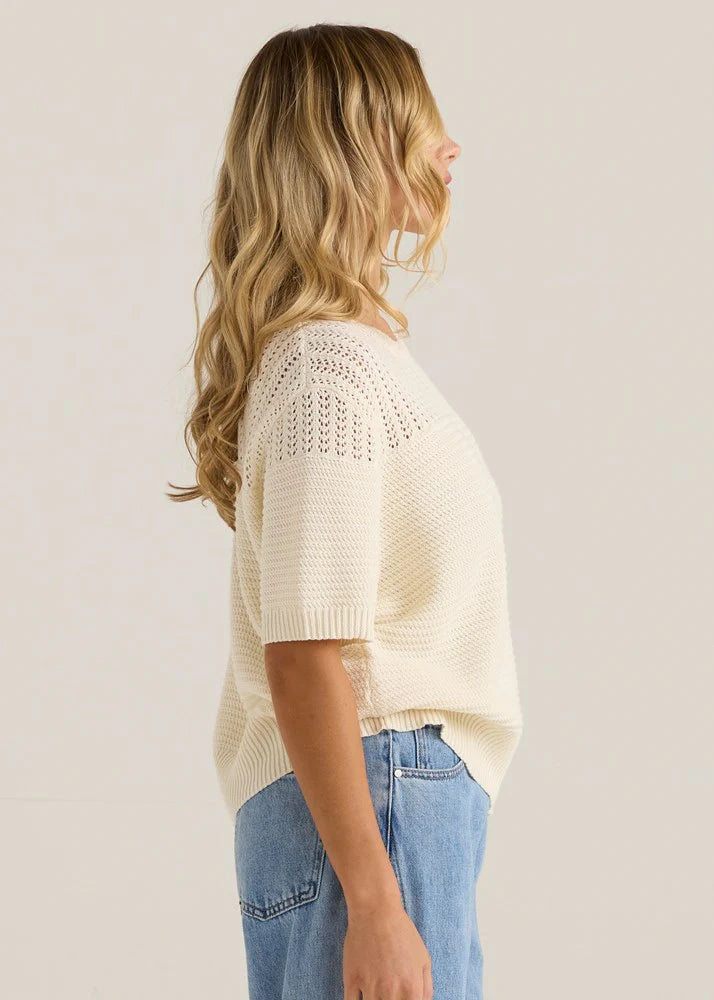 Collection of Sass Cherri Tee - Cream in a gallery layout