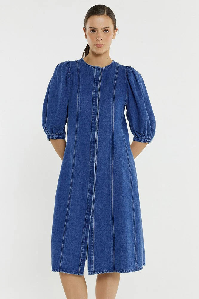 Sass Elijah Midi Denim Dress
