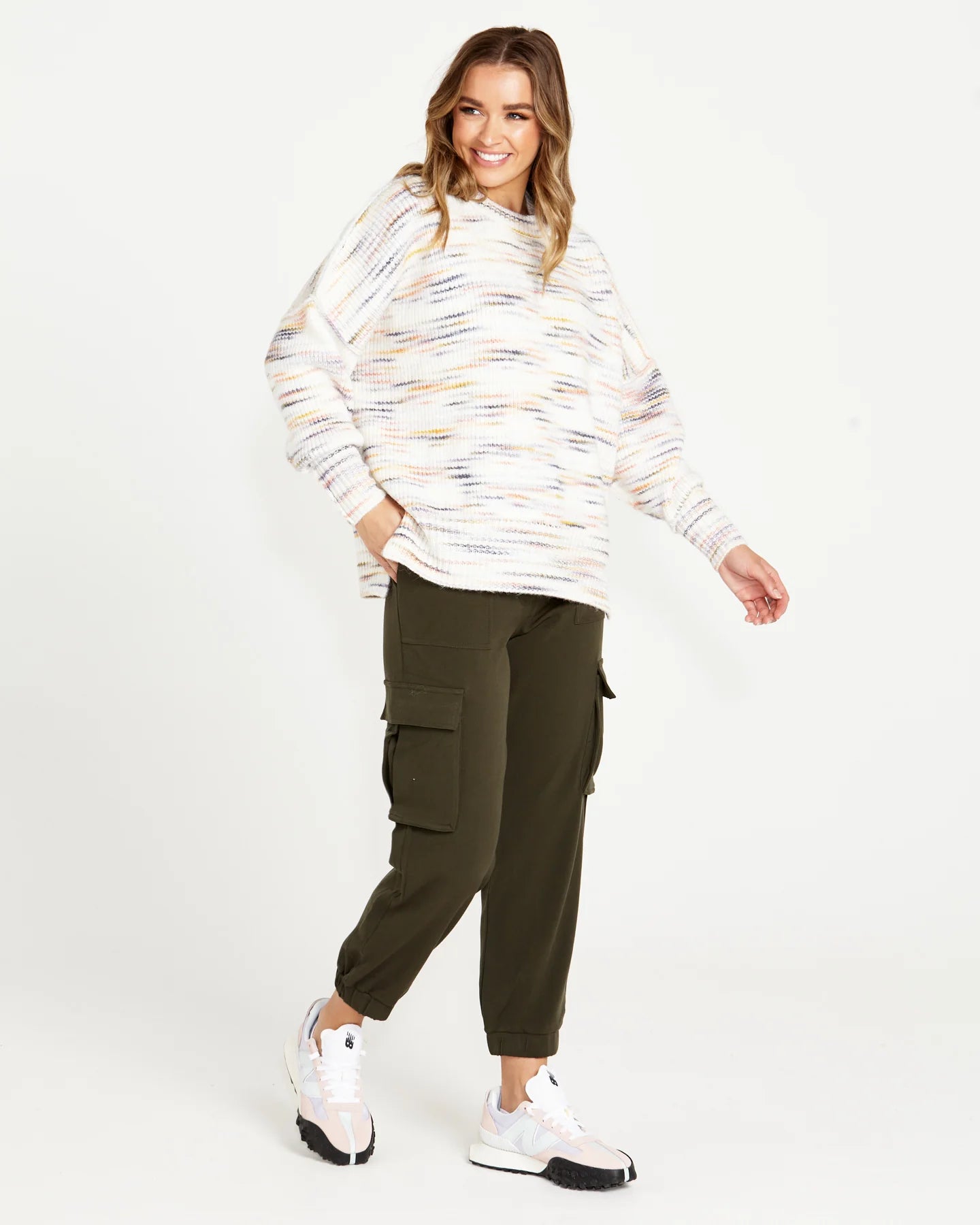 Sass Pepper Space Jumper - Rainbow Marle