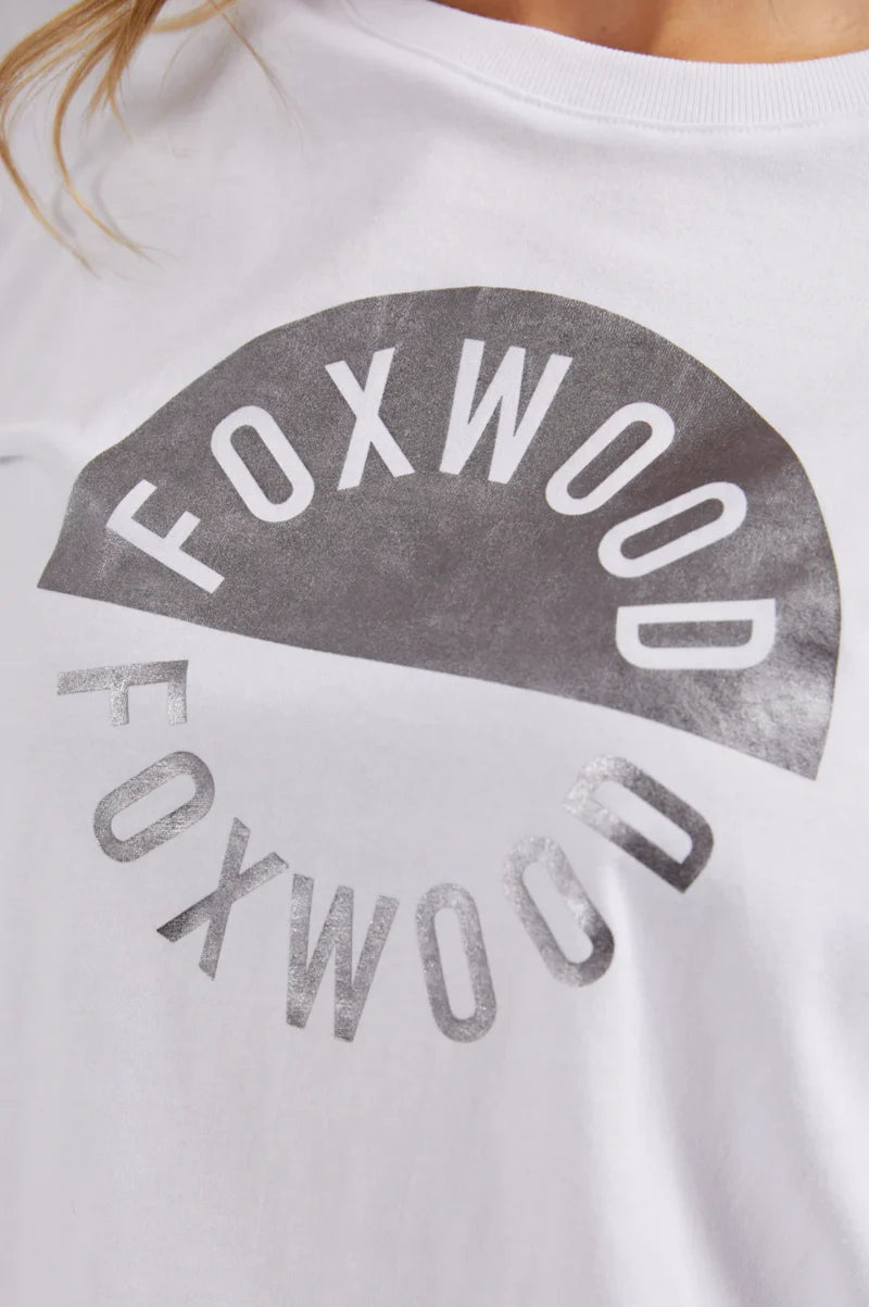 Collection of Foxwood Outline Tee - White in a gallery layout