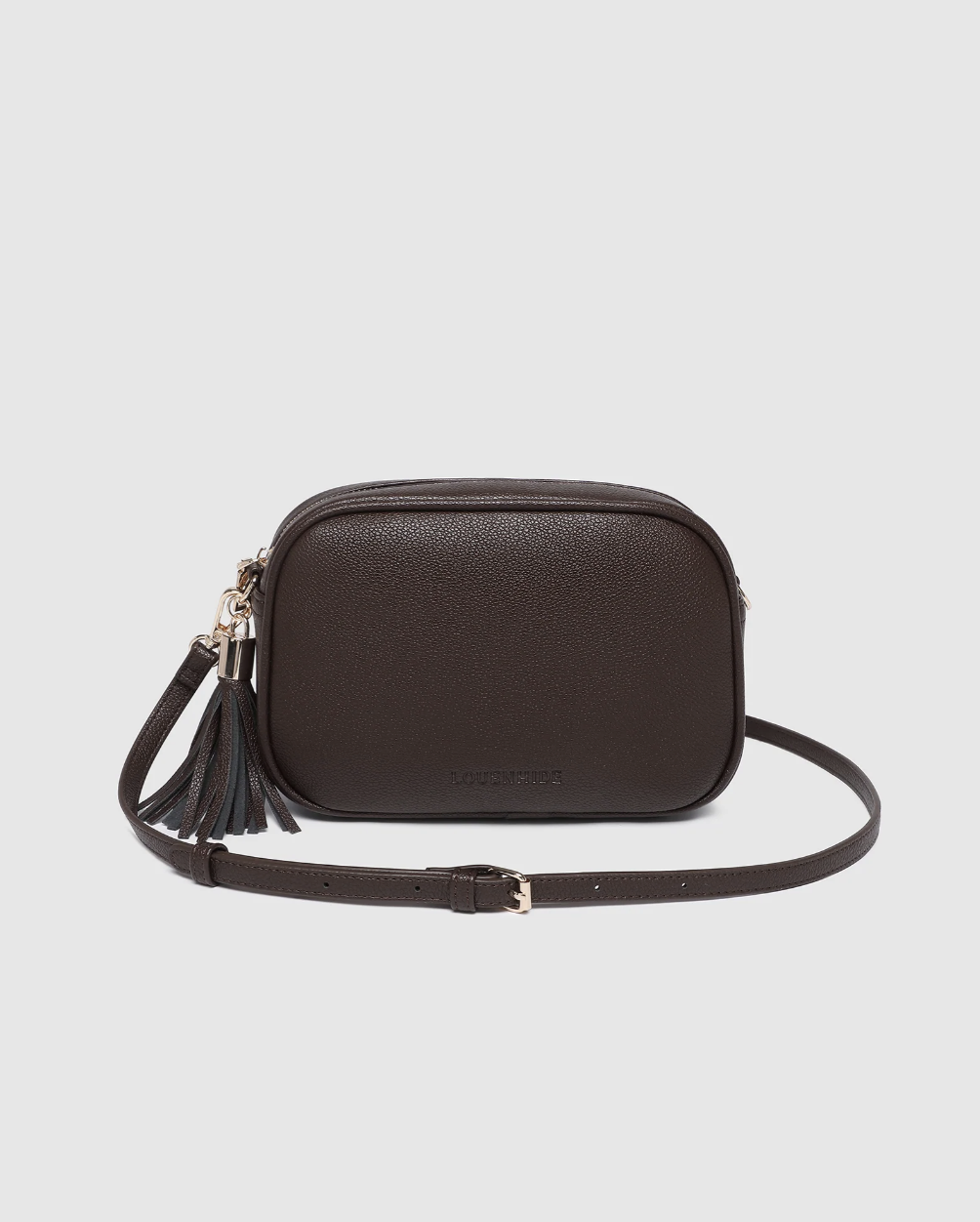 Collection of Louenhide Jacinta Gia Crossbody Bag - Chocolate in a gallery layout